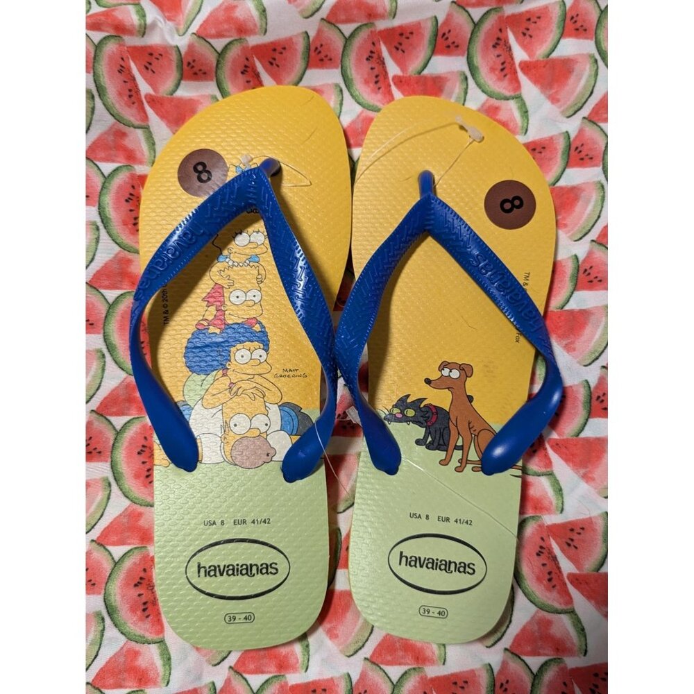 The Simpson's Havaians Flip Flops